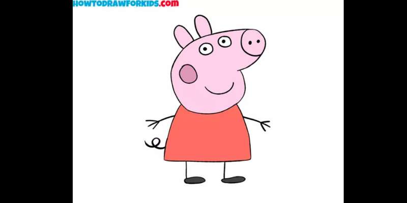 2-8 How To Draw Peppa Pig Easily Right Now