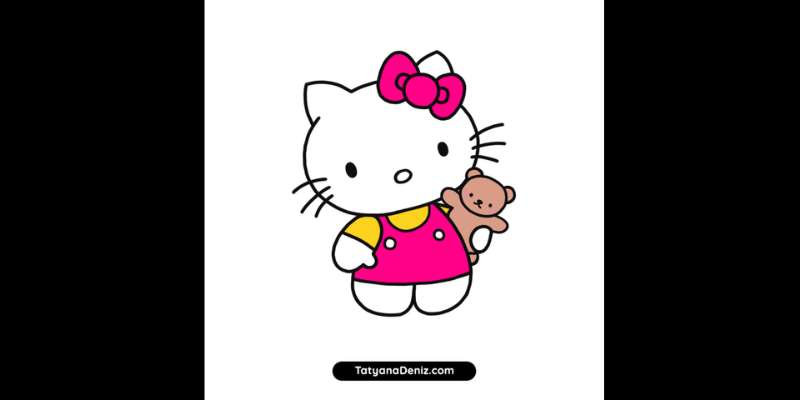 21-4 How To Draw Hello Kitty: Easy Tutorials To Follow