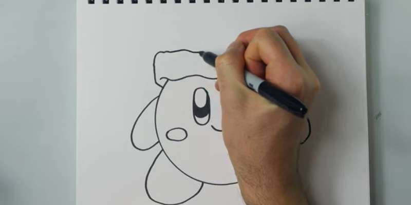 22-2 How To Draw Kirby: Cute Step By Step Tutorials   