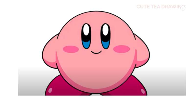 3-4 How To Draw Kirby: Cute Step By Step Tutorials   