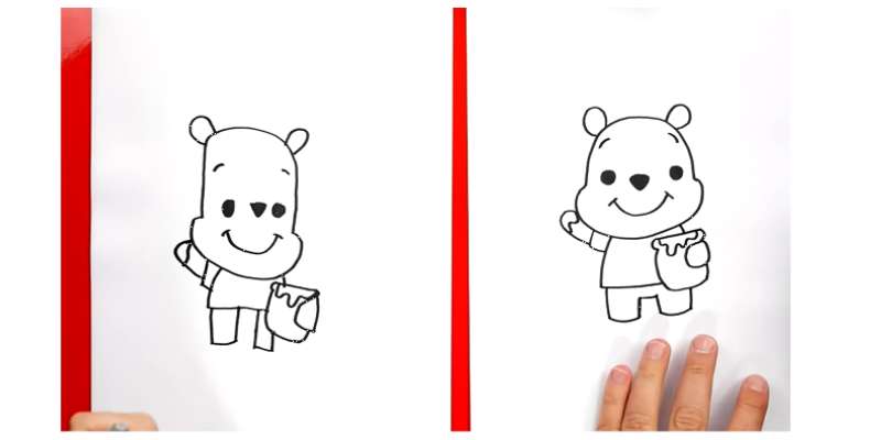 3-5 How To Draw Winnie The Pooh Right Now
