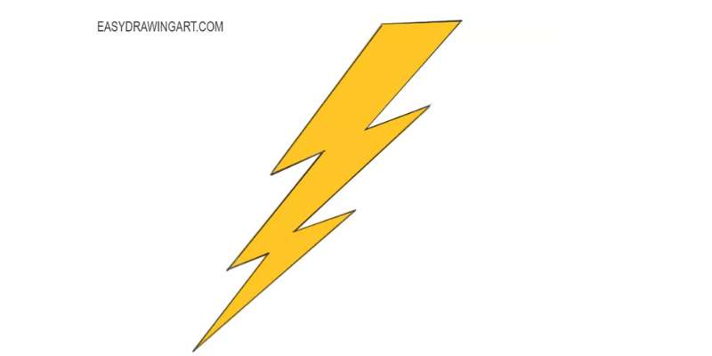 3 How To Draw A Lightning Bolt Easily