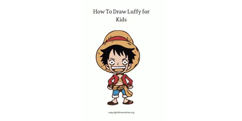 6-1 How To Draw Luffy: 25 Tutorials To Help You
