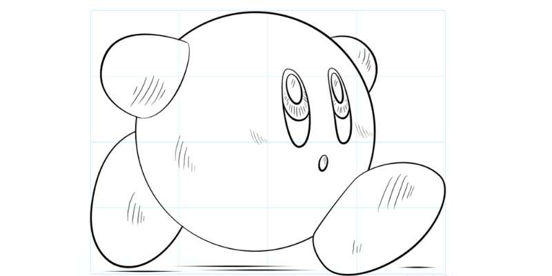 6-4 How To Draw Kirby: Cute Step By Step Tutorials   