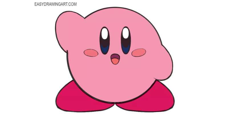 7-4 How To Draw Kirby: Cute Step By Step Tutorials   