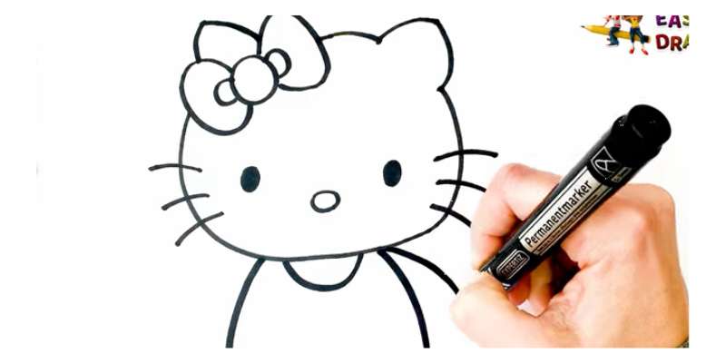 7-7 How To Draw Hello Kitty: Easy Tutorials To Follow