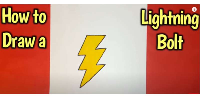 8 How To Draw A Lightning Bolt Easily