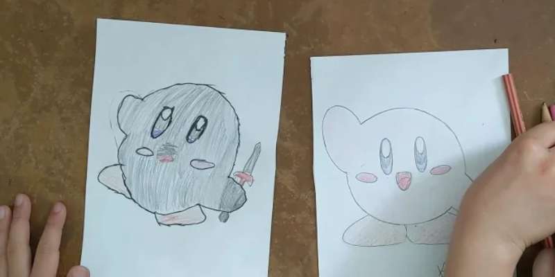 9-4 How To Draw Kirby: Cute Step By Step Tutorials   