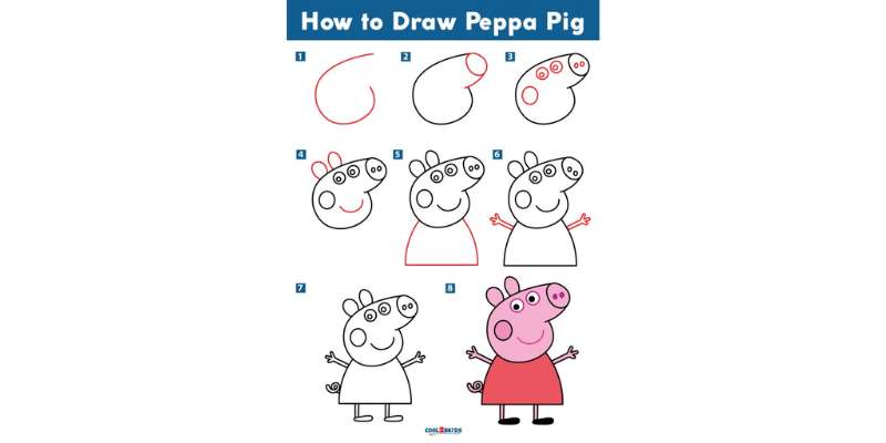 9-8 How To Draw Peppa Pig Easily Right Now