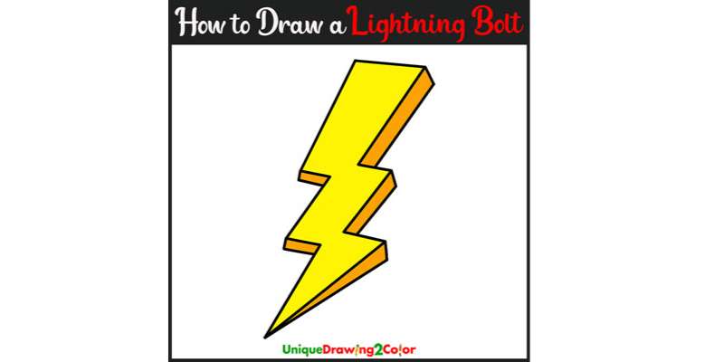 9 How To Draw A Lightning Bolt Easily
