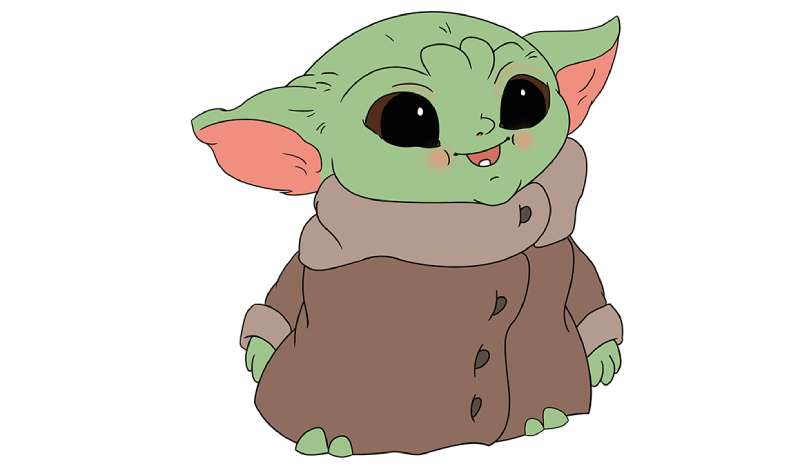 How-To-Draw-An-Easy-And-Cute-Baby-Yoda-From-The-Mandalorian-1 How To Draw Baby Yoda: 23 Tutorials for You