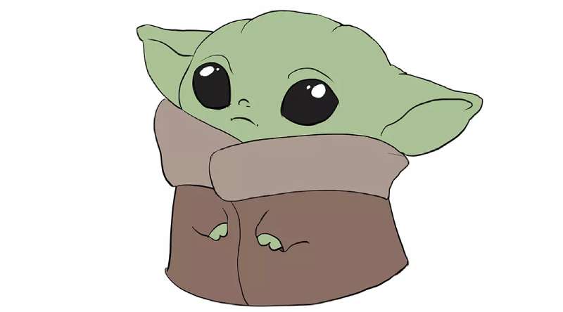 How-To-Draw-Baby-Yoda-%E2%80%93-9-Easy-Steps-1 How To Draw Baby Yoda: 23 Tutorials for You