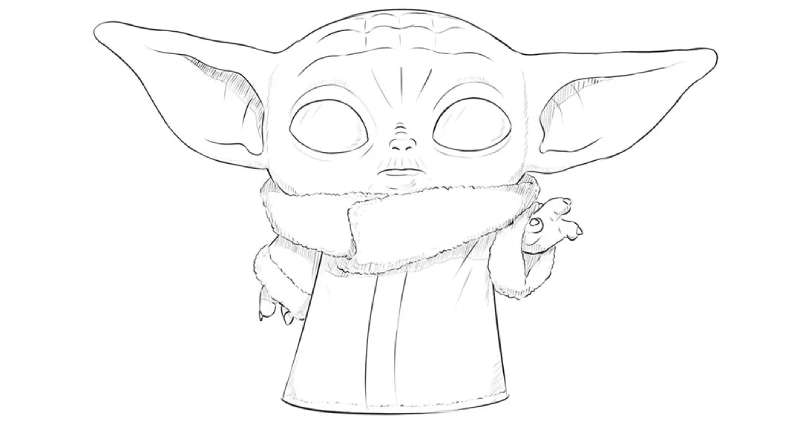 How-To-Draw-Baby-Yoda-The-Child-1 How To Draw Baby Yoda: 23 Tutorials for You