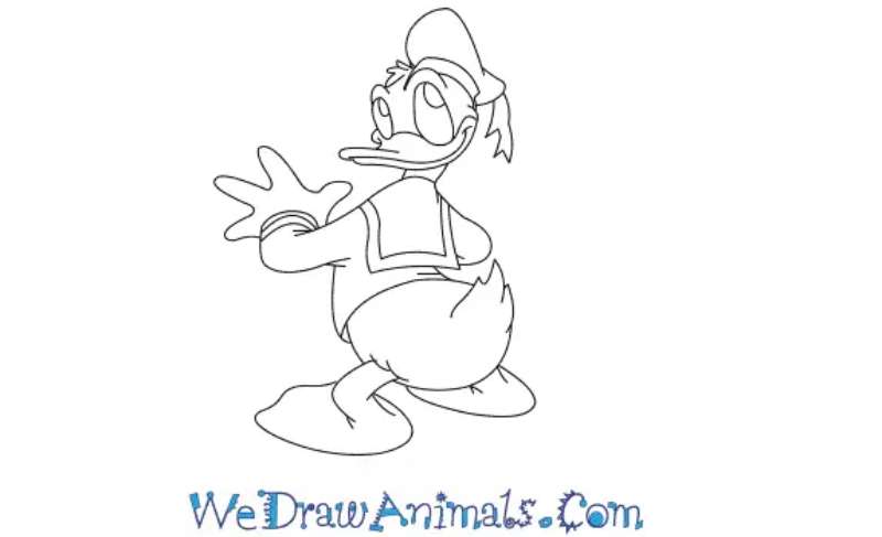 How-To-Draw-Donald-Duck-In-Simple-8-Steps-1 How To Draw Donald Duck Right Now