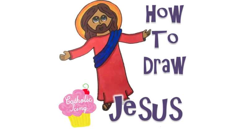 How-To-Draw-Jesus-Easy-Step-By-Step-For-Kids-1 How To Draw Jesus Quickly And Easily