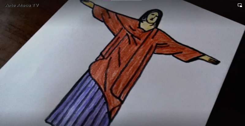 How-To-Draw-Jesus-Risen-In-A-Simple-Way-1 How To Draw Jesus Quickly And Easily