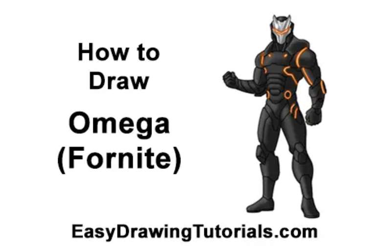 How-To-Draw-Omega-From-Fortnite-1 How To Draw Fortnite Characters: 26 Tutorials