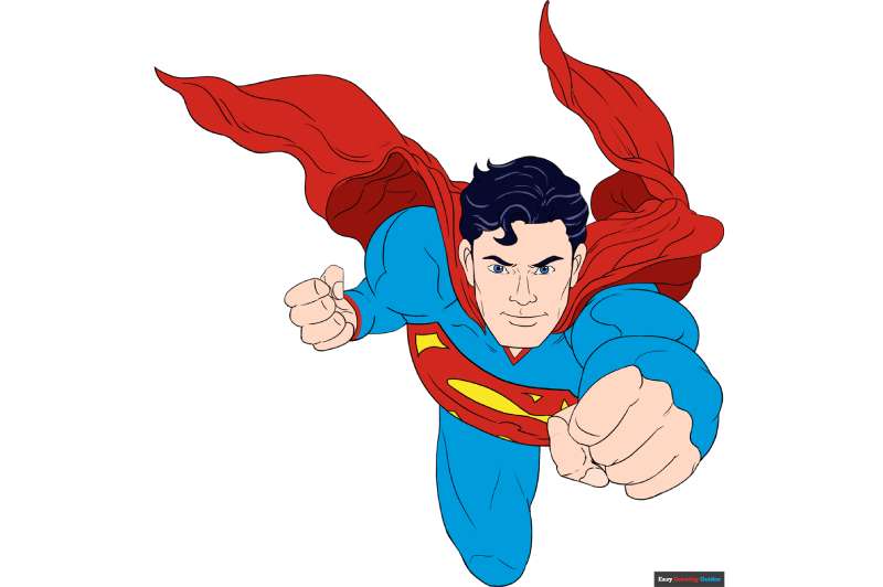 How-To-Draw-Superman-%E2%80%93-21-Steps-1 How To Draw Superman: 17 Quick Tutorials