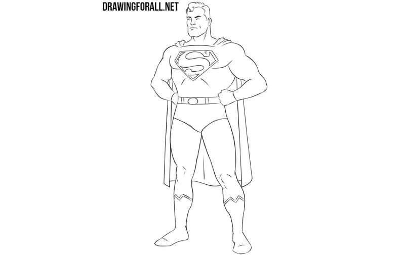 How-To-Draw-Superman-Easy-1 How To Draw Superman: 17 Quick Tutorials