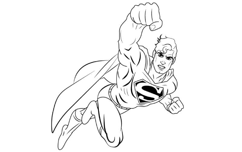 How-To-Draw-Superman-Flying-1 How To Draw Superman: 17 Quick Tutorials