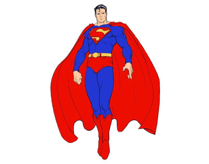 How-To-Draw-Superman-Full-Body-Step-By-Step-Tutorial How To Draw Superman: 17 Quick Tutorials