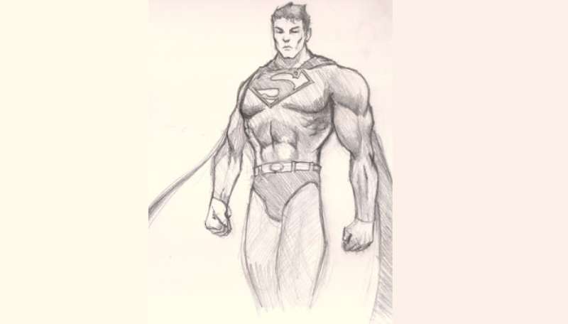 How-To-Draw-Superman-Step-By-Step-Video-Tutorial-1 How To Draw Superman: 17 Quick Tutorials