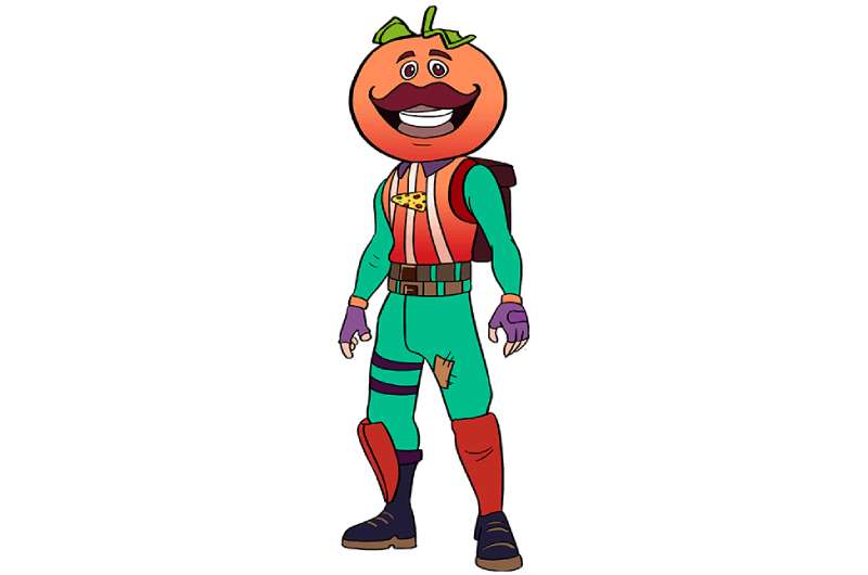 How-To-Draw-Tomato-Head-From-Fortnite How To Draw Fortnite Characters: 26 Tutorials