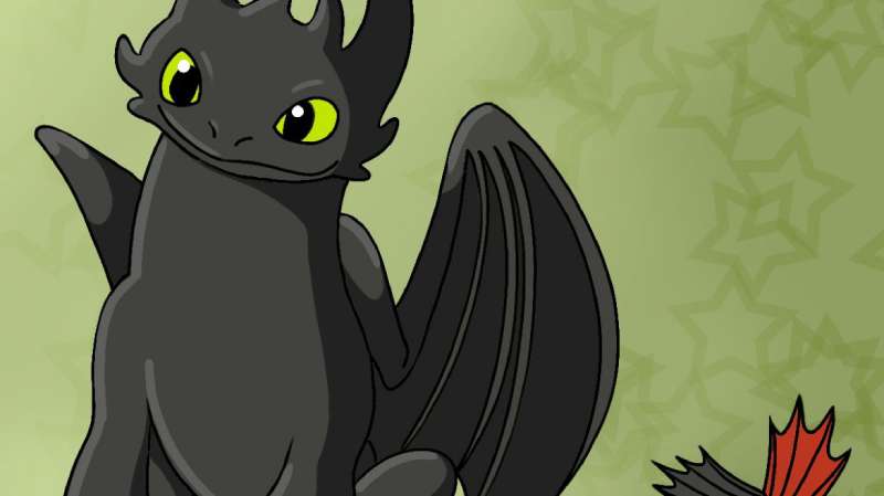 How-To-Draw-Toothless-From-How-To-Train-Your-Dragon-1 How To Draw Toothless In A Few Steps