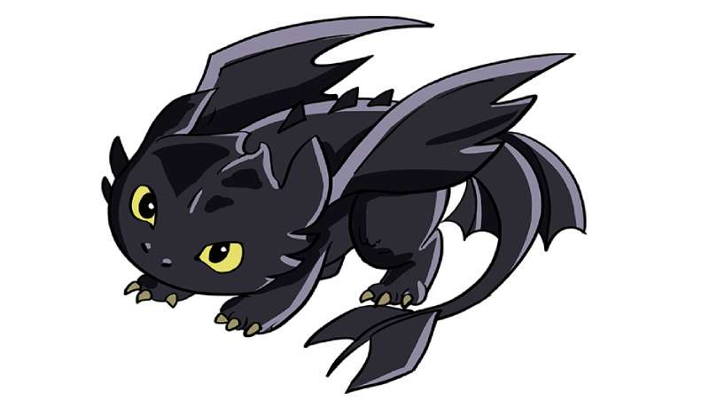 How-To-Draw-Toothless-From-How-To-Train-Your-Dragon-9-Easy-Steps-1 How To Draw Toothless In A Few Steps