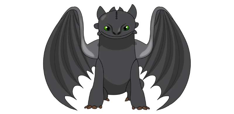 How-To-Draw-Toothless-Step-By-Step-1 How To Draw Toothless In A Few Steps