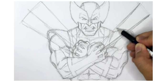 New-Project-8 How To Draw Wolverine: 16 Great Tutorials