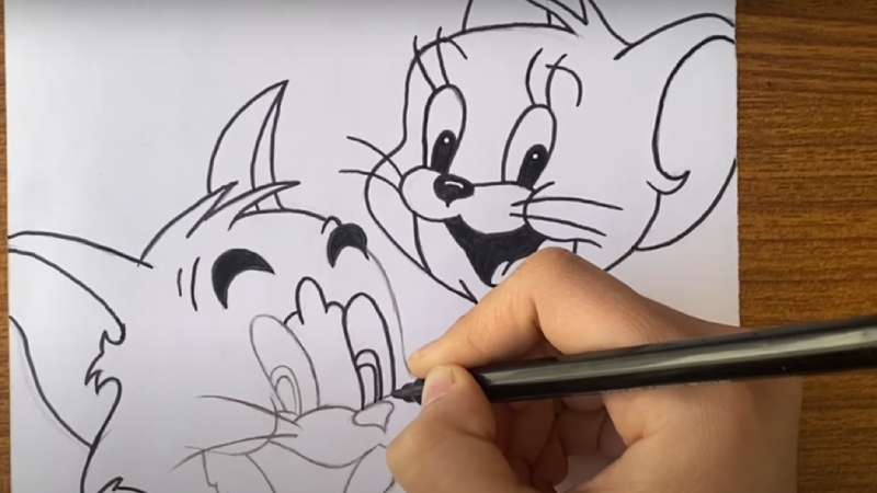 tom-10 How To Draw Tom and Jerry Like A Disney Animator
