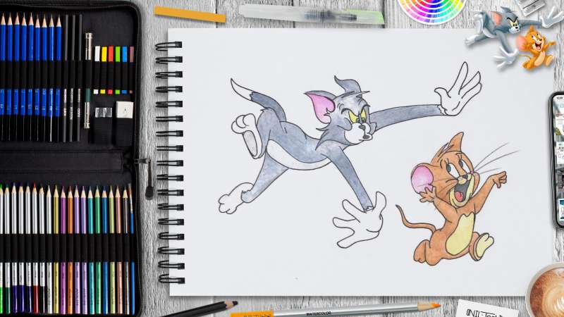 tom-5 How To Draw Tom and Jerry Like A Disney Animator