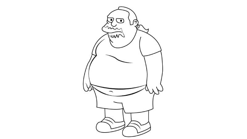 Comic-Book-Guy How To Draw The Simpsons Characters