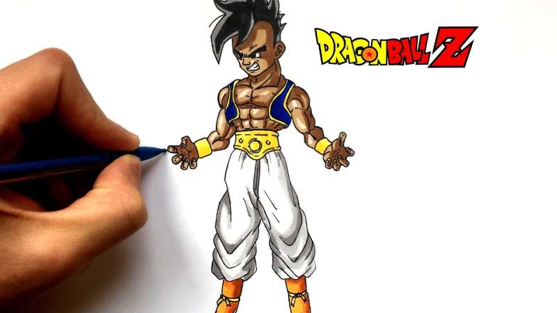 Draw-Uub-Dragon-Ball-Z-1 How To Draw Dragon Ball Z Characters