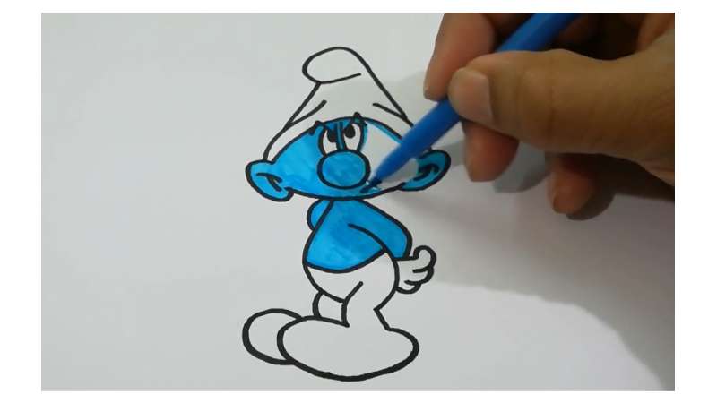 Grouchy-Smurf How To Draw The Smurfs: 20 Useful Tutorials