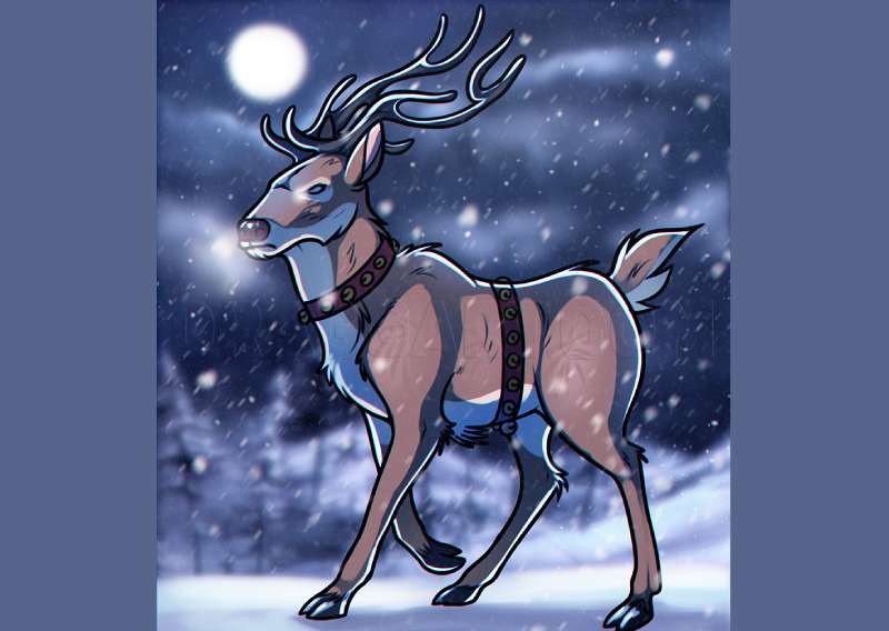 How-To-Draw-Anime-Rudolph-%E2%80%93-10-Steps How To Draw Rudolph: Quick Tutorials To Follow