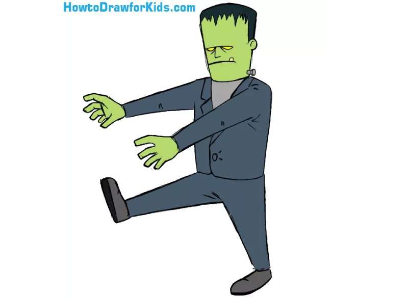 How-To-Draw-Frankensteins-Monster-%E2%80%93-12-Steps-1 How To Draw Frankenstein’s Monster: 19 Tutorials
