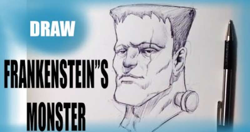 How-To-Draw-Frankensteins-Monster-%E2%80%93-Draw-Fantasy-Art-1 How To Draw Frankenstein’s Monster: 19 Tutorials