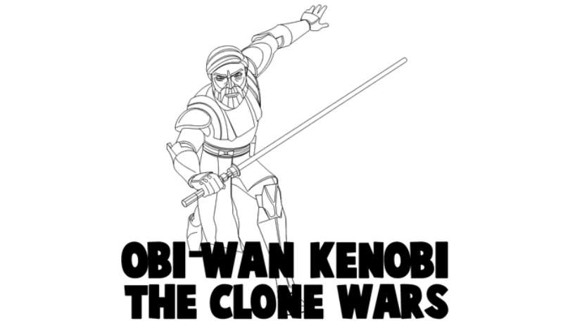 How-To-Draw-Obi-Wan-Kenobi-From-Star-Wars How To Draw Star Wars Characters