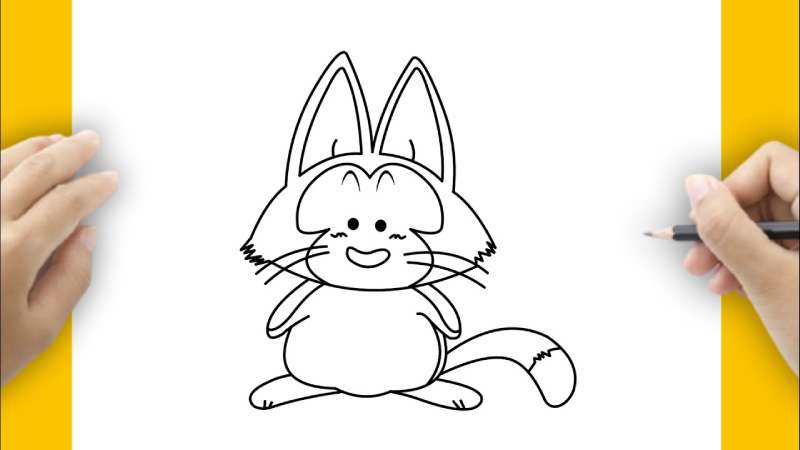 How-To-Draw-Puar-From-Dragon-Ball-Z-Puar-Drawing-Step-By-Step-Easy-1 How To Draw Dragon Ball Z Characters