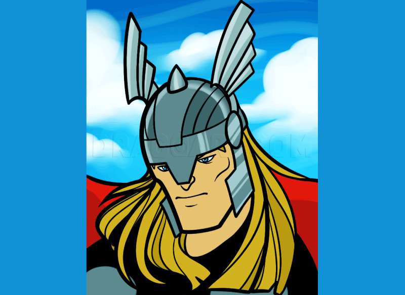How-To-Draw-Thor-Easy-%E2%80%93-6-Steps-1 How To Draw Thor Like An Artist