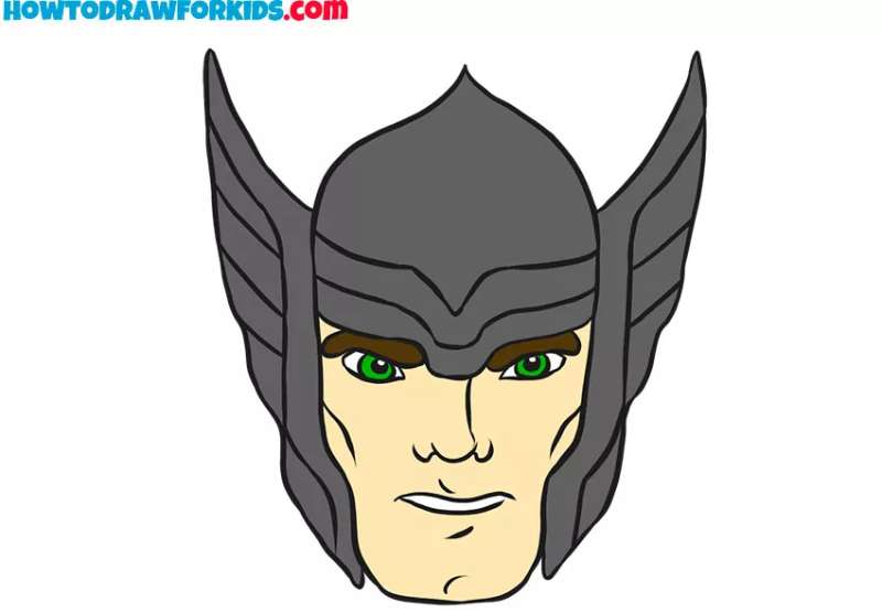 How-To-Draw-Thor-Face How To Draw Thor Like An Artist