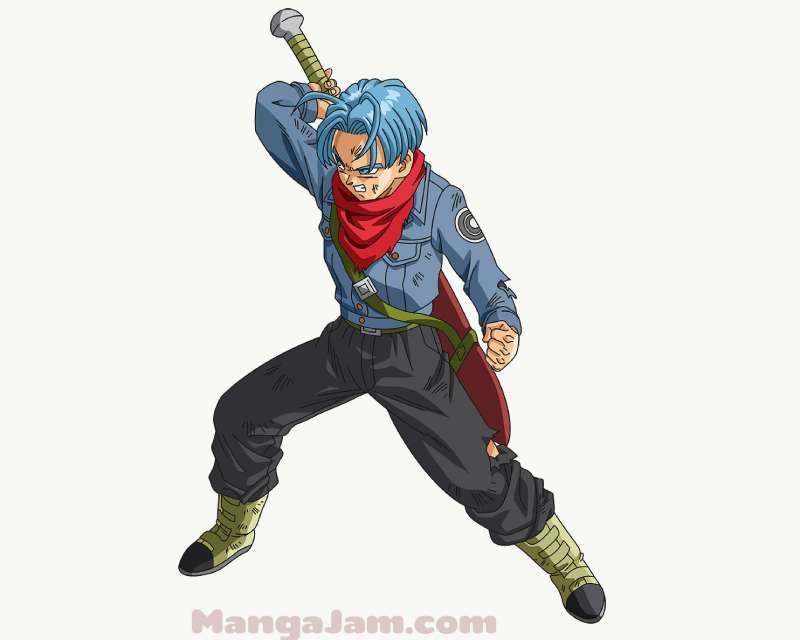 How-To-Draw-Trunks-From-Dragon-Ball-1 How To Draw Dragon Ball Z Characters
