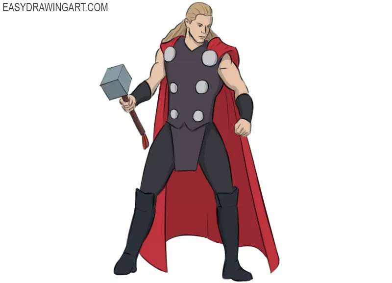 How-to-Draw-Thor-1 How To Draw Thor Like An Artist