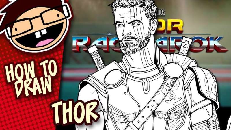 How-to-Draw-Thor-Thor-Ragnarok-Drawing-Tutorial-1 How To Draw Thor Like An Artist