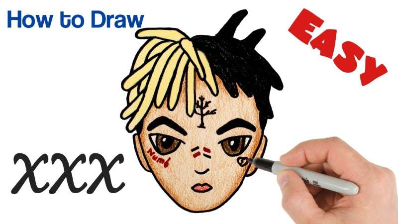 How-to-Draw-XXXtentacion-Cute-and-Easy-1 How To Draw XXXtentacion Right Now
