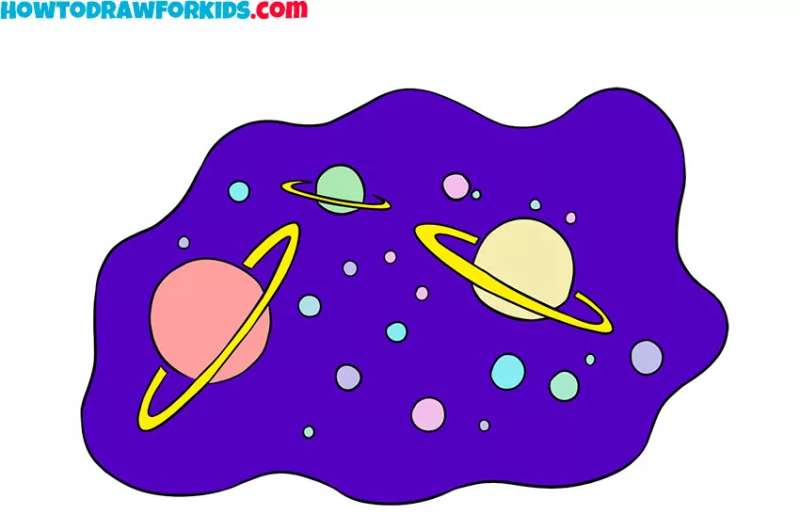 Lesson-On-How-To-Draw-A-Galaxy-1 How To Draw A Galaxy Easily With No Difficulty