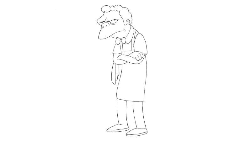 MOE How To Draw The Simpsons Characters
