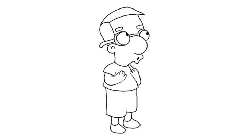 Millhouse How To Draw The Simpsons Characters